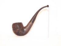 Szabó pipa Bruyere Base Bent Rustic 3