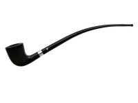 Peterson pipa Churchwarden D6 Ebony - ezüstgyűrűvel