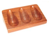 Pipatartó 3 pipa részére - szögletes Pipatartó 3 pipa részére - szögletes
