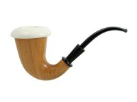 Tajtékpipa Calabash Mahagony XXL 9mm Sherlock