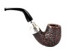 Peterson pipa Spigot Silver X220 Rustic F-lip