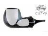 Al Pascià pipa Curvy 02 Black matte